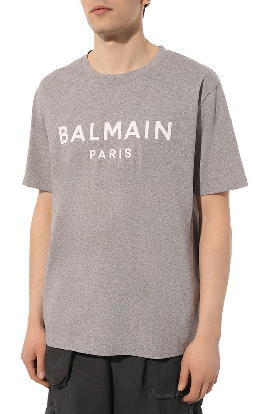 фото Хлопковая футболка balmain