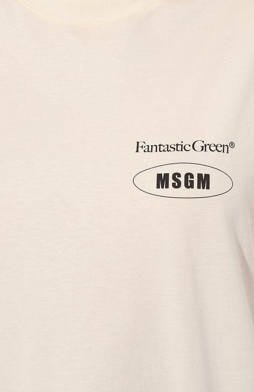 фото Хлопковая футболка msgm