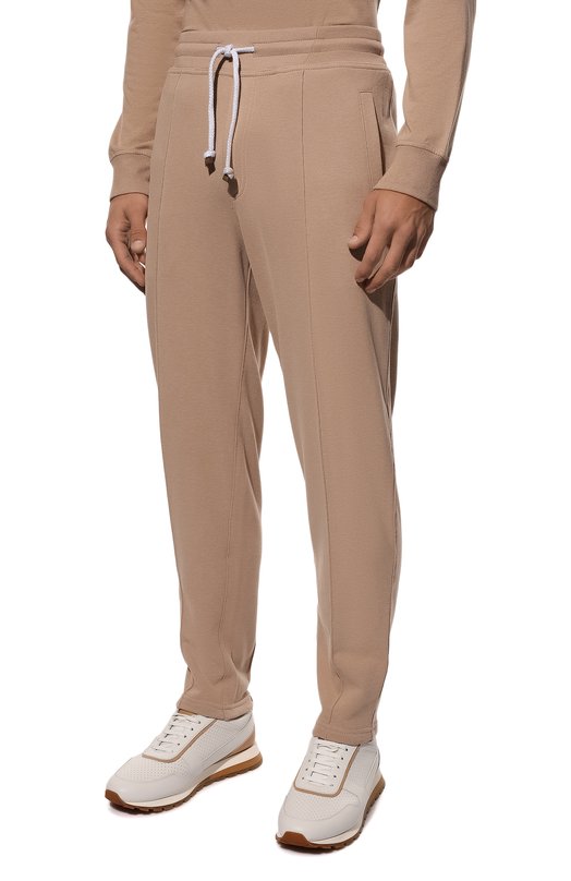 фото Хлопковые брюки brunello cucinelli