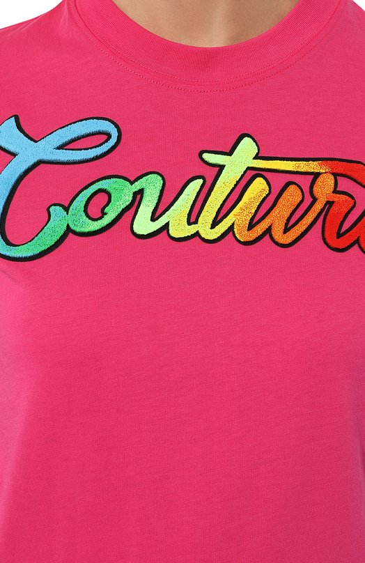 фото Хлопковая футболка versace jeans couture