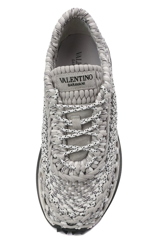 фото Текстильные кроссовки crochet valentino