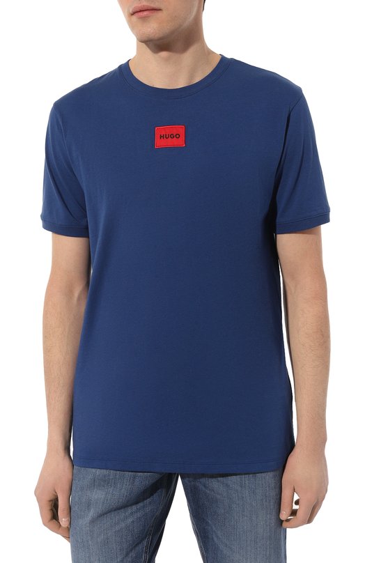 фото Хлопковая футболка hugo