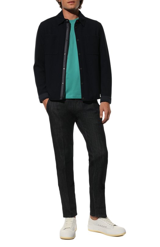 фото Хлопковая футболка brioni