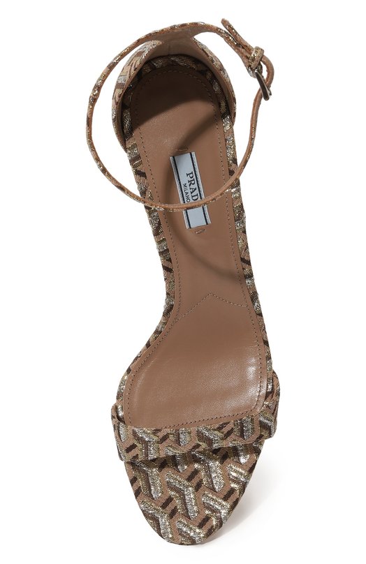 фото Текстильные босоножки prada