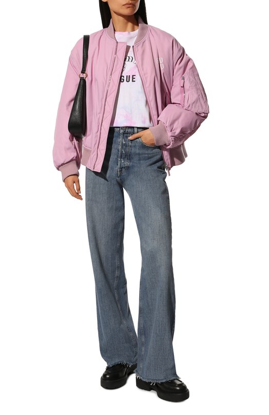 фото Хлопковая футболка miu miu