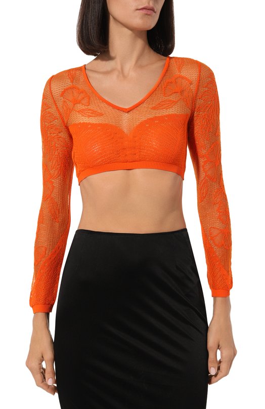 фото Топ из вискозы alberta ferretti