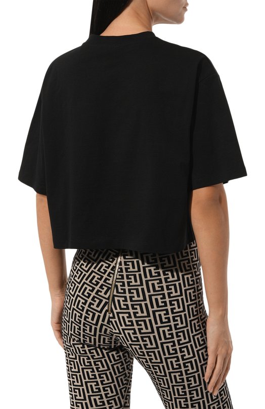 фото Хлопковая футболка balmain