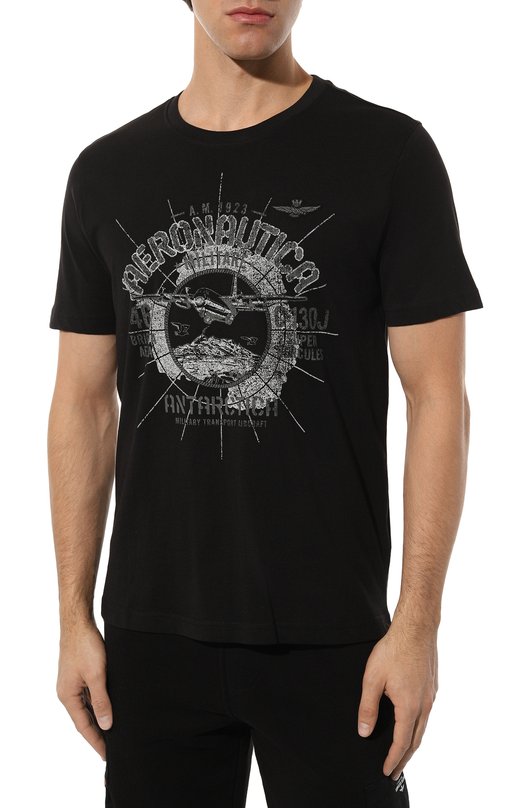 фото Хлопковая футболка aeronautica militare