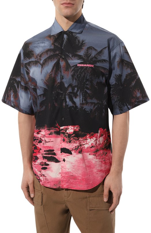 фото Хлопковая рубашка dsquared2