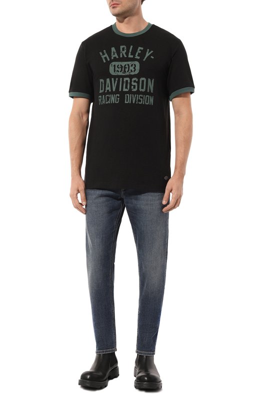 фото Хлопковая футболка harley-davidson