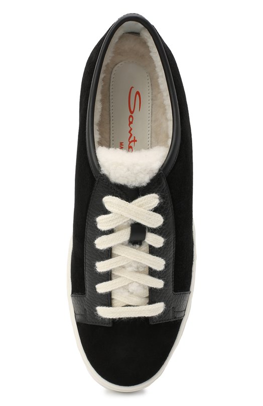 фото Кожаные кеды santoni