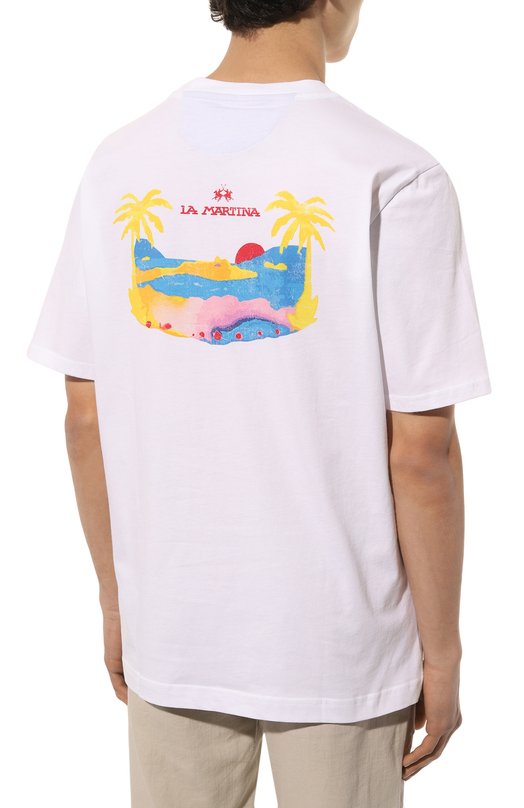 фото Хлопковая футболка la martina