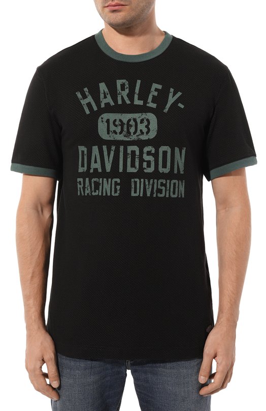 фото Хлопковая футболка harley-davidson