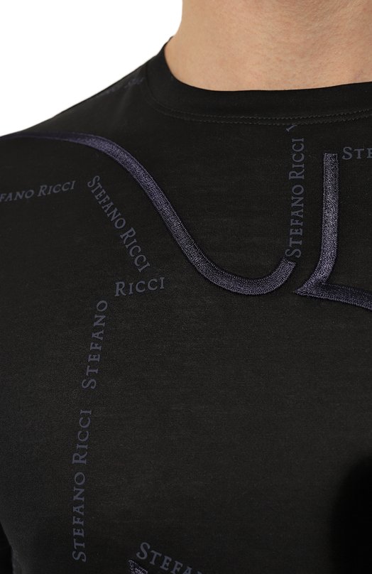 фото Хлопковая футболка stefano ricci