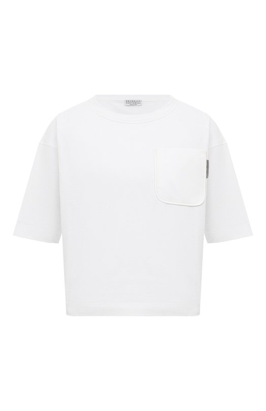 фото Хлопковая футболка brunello cucinelli