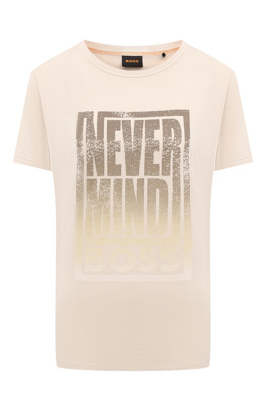 фото Хлопковая футболка boss