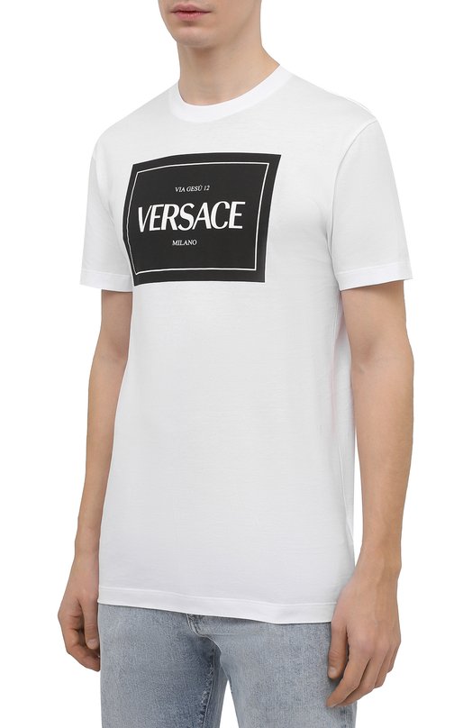 фото Хлопковая футболка versace