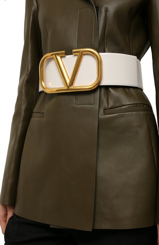 фото Кожаный ремень vlogo signature valentino