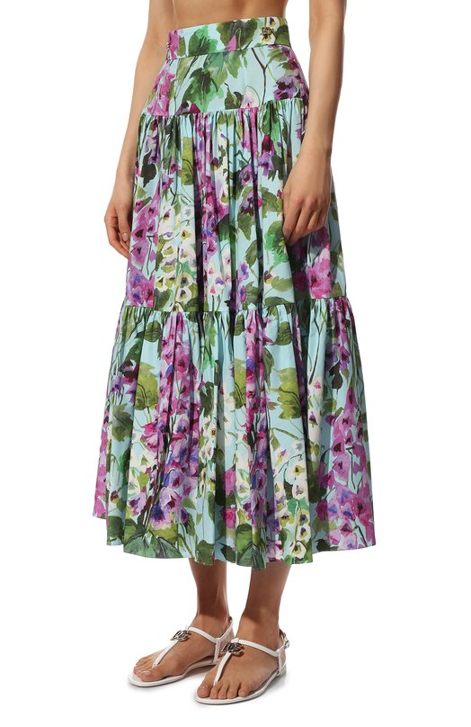 фото Хлопковая юбка dolce & gabbana