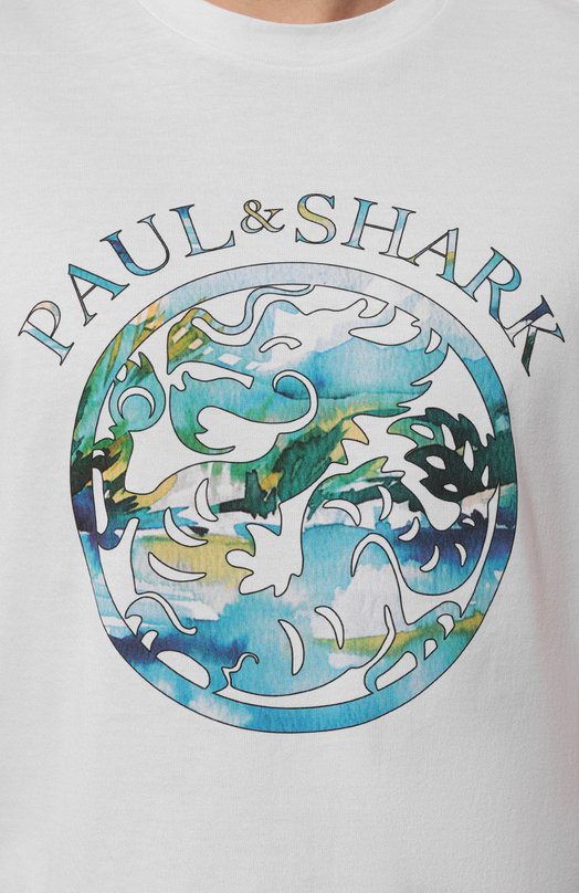 фото Хлопковая футболка paul&shark
