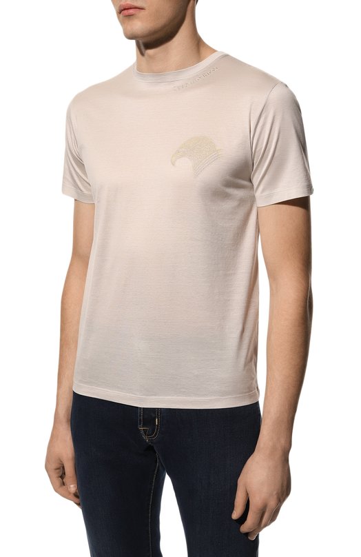 фото Хлопковая футболка stefano ricci