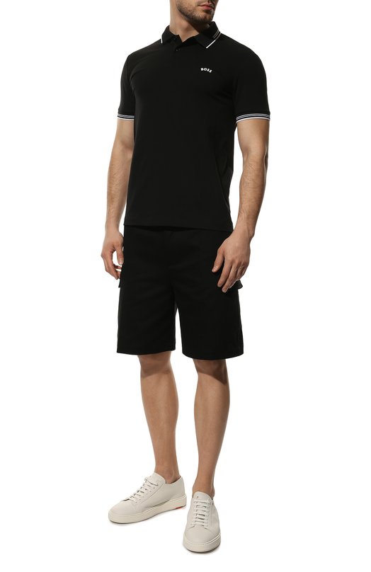 фото Хлопковое поло boss