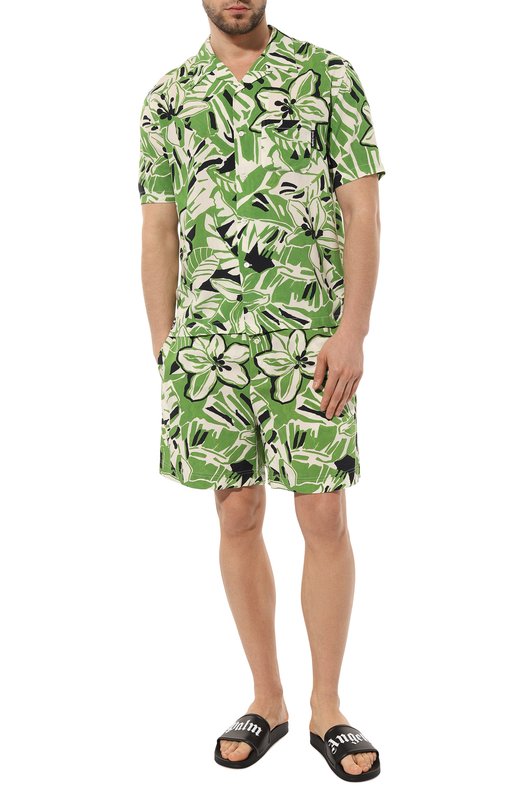 фото Шорты из вискозы palm angels