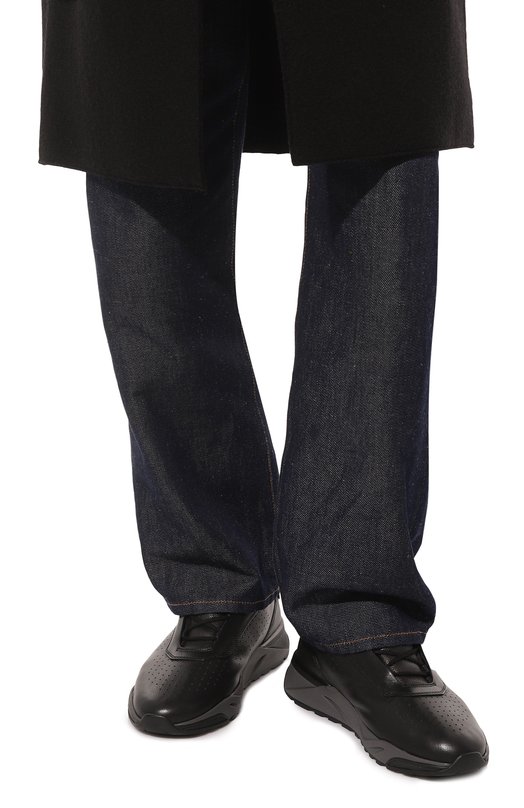 фото Кожаные кроссовки santoni