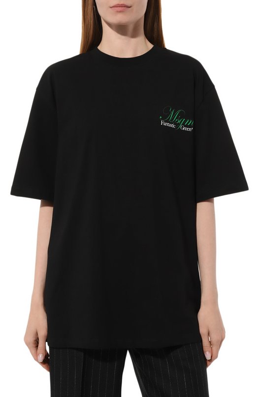 фото Хлопковая футболка msgm