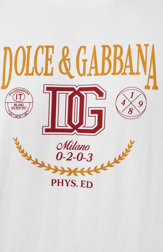 фото Хлопковая футболка dolce & gabbana