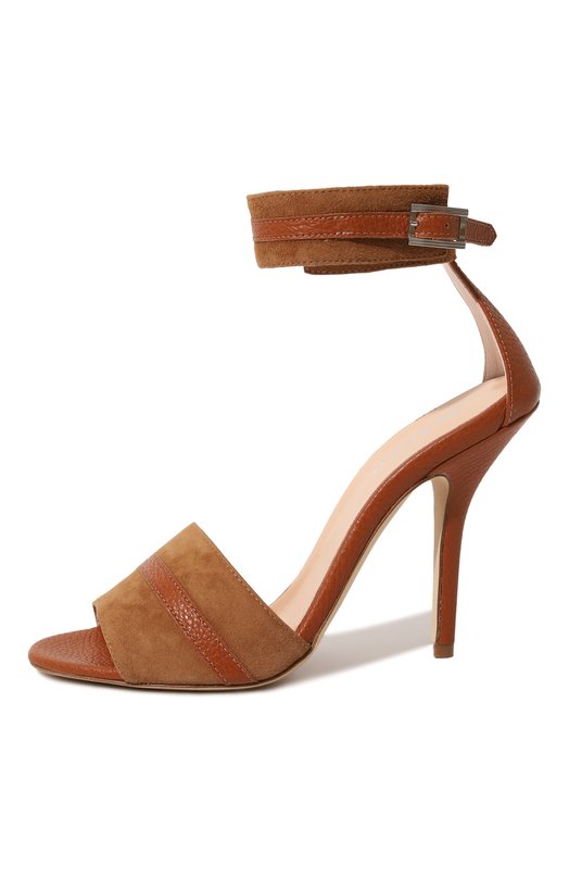 фото Замшевые босоножки kiton