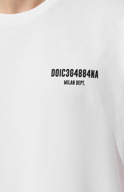 фото Хлопковая футболка dgvib3 dolce & gabbana