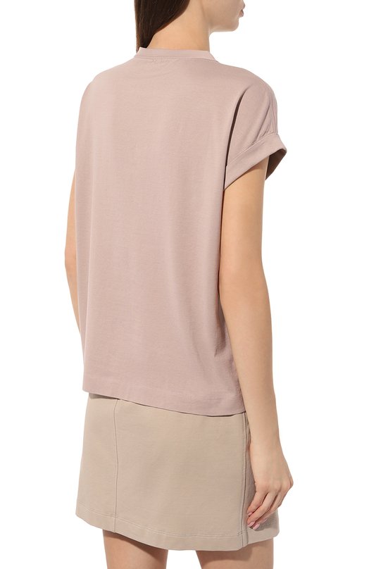 фото Хлопковая футболка brunello cucinelli