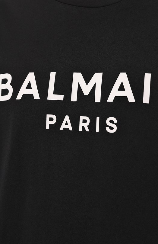 фото Хлопковая футболка balmain