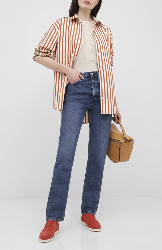 фото Замшевые ботинки open walk loro piana