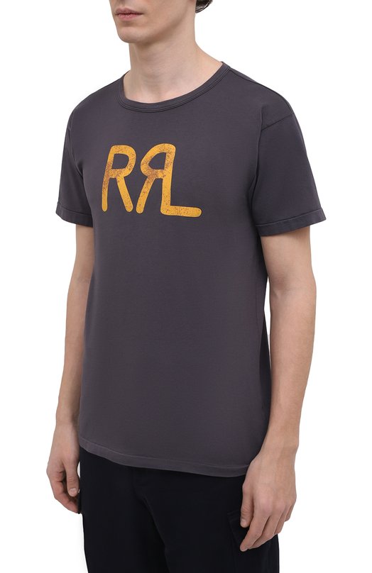фото Хлопковая футболка rrl