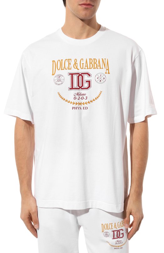 фото Хлопковая футболка dolce & gabbana
