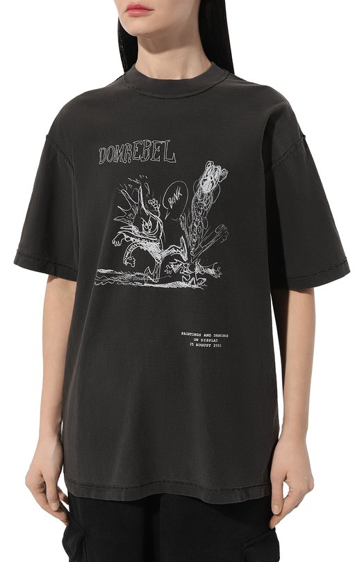 фото Хлопковая футболка domrebel