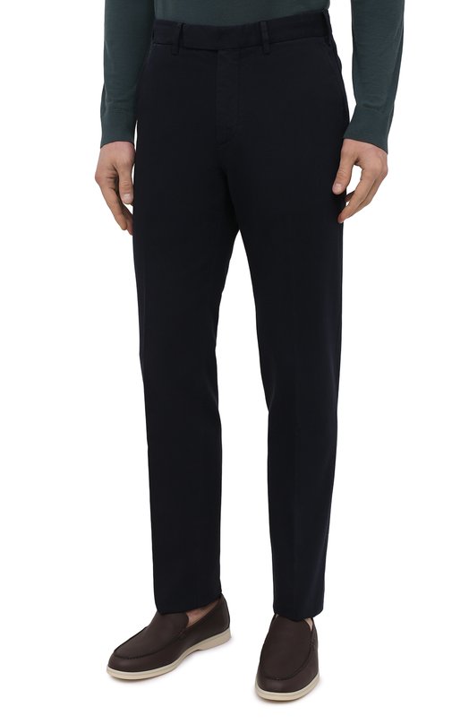 фото Брюки из хлопка и льна ermenegildo zegna