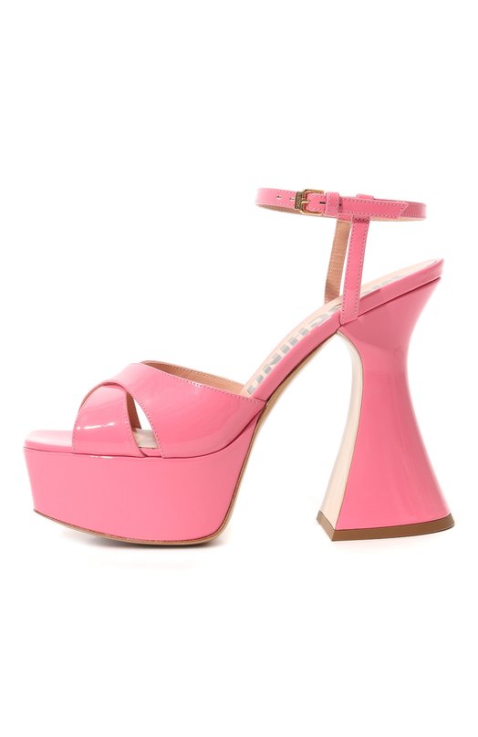 фото Кожаные босоножки moschino