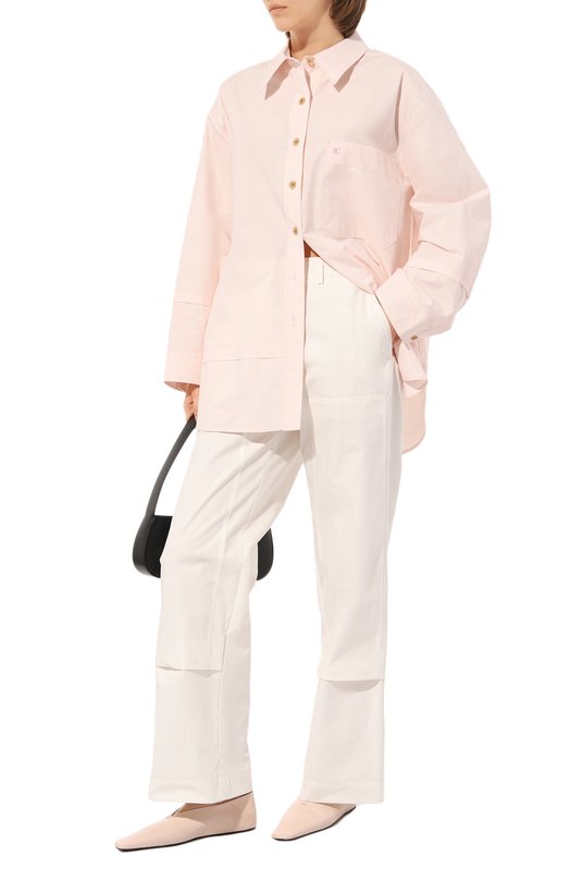 фото Хлопковые брюки jil sander