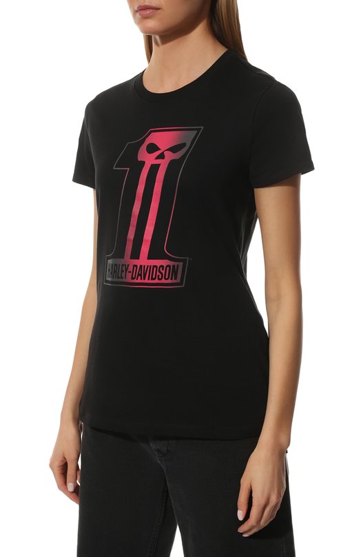 фото Хлопковая футболка harley-davidson