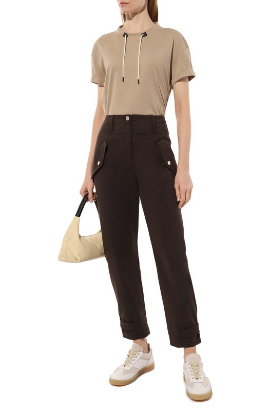 фото Хлопковая футболка brunello cucinelli