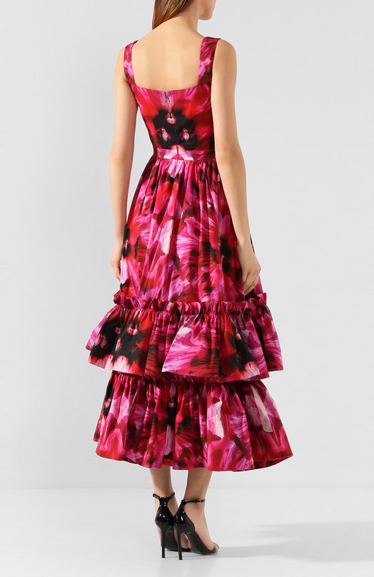 фото Платье-миди alexander mcqueen