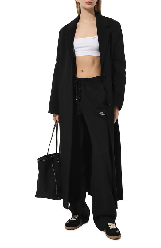 фото Хлопковые брюки roberto cavalli