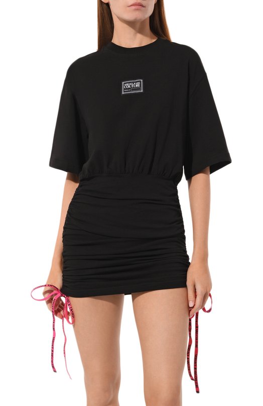 фото Хлопковое платье versace jeans couture