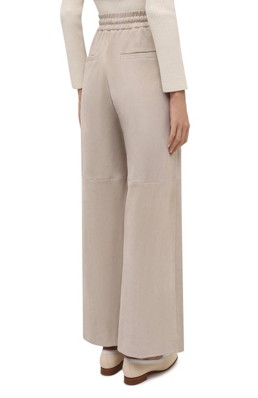 фото Замшевые брюки brunello cucinelli