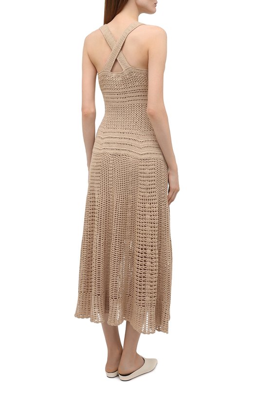 фото Хлопковое платье loro piana