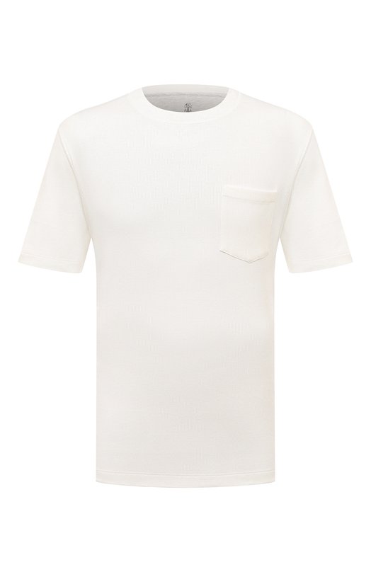 фото Хлопковая футболка brunello cucinelli