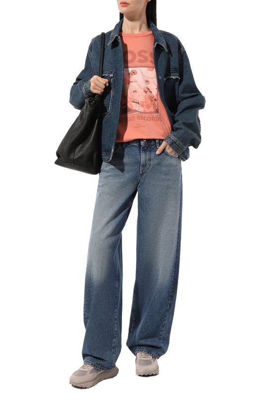 фото Хлопковая футболка boss